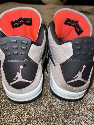 Size 8 - Nike Air Jordan 4 Retro Taupe Haze Men\'s Shoes Ships Now Size 13 - Jordan 4 Retro Mid Taupe Haze Brown Black Suede  main image 4