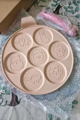 7 Fach Antihaft Pfannkuchen Pfanne Küche Essen Smileys - Bild 1 von 3