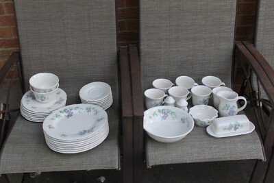 Pfaltzgraff Grapevine 39 Piece Set service for 7+ and extra pieces