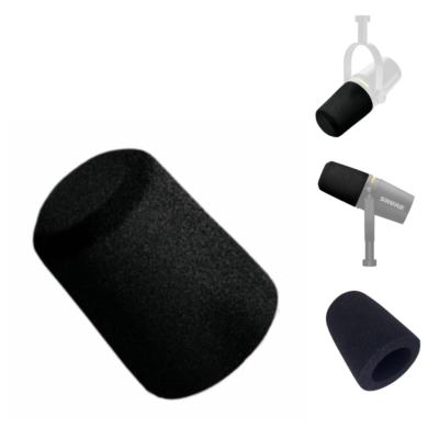 Microphone Foam for Shure MV7, MV7+, MV7x, Anti-pop Filter