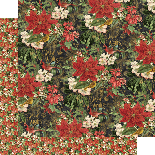 Gráfico 45 DESEOS CÁLIDOS (8 Hojas) Juego de Colección de Papel 12x12 Álbum de Recortes Navidad - Imagen 3 de 9