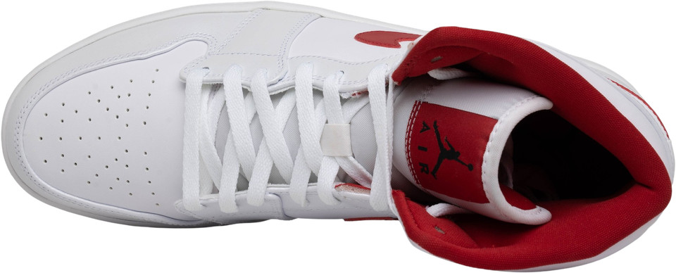 Jordan 1 Mid White Gym Red | eBay