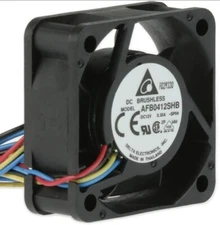 2 PCS - NEW Delta 40x40x15mm 4-Pin PWM 11000RPM 14.8CFM Two Ball DC 12V Case Fan