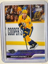 2023-24 Upper Deck 1 Spencer Stastney ROOKIE RC Young Guns #238-Predators