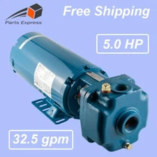 BURKS WATER PUMP# 350CS9M-FE, 5HP, 32.5 GPM, 3-PHASE, 208/230/460V,  RPM 3450