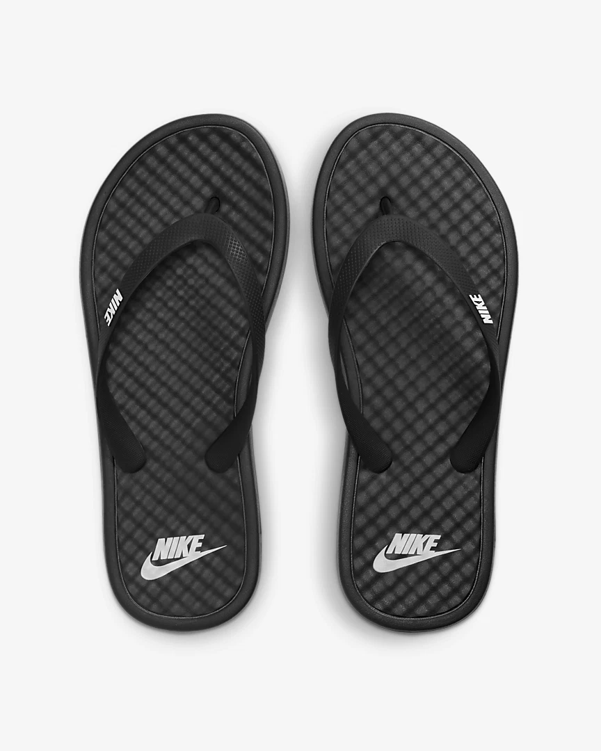 Nike On Deck Women's Sandals Slippers Slides Flip Flops black white 6-8 9  10 002