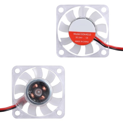 3D Printer Cooling Fan 4010 24V with Hydraulic Bearings and LED Lighting Quiet - Afbeelding 7 van 8