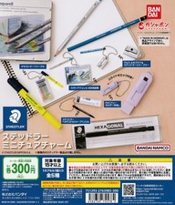 Staedtler Miniature Charm Capsule Toy Complete Set of 5 Types Gacha Stationery