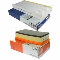 Mahle / Knecht Set Filterpaket Innenraumfilter LA 412 Luftfilter LX 1617