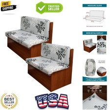RV Dinette Cushion Covers Stretch Camper Cushions Cover Replacement Couch Cus...
