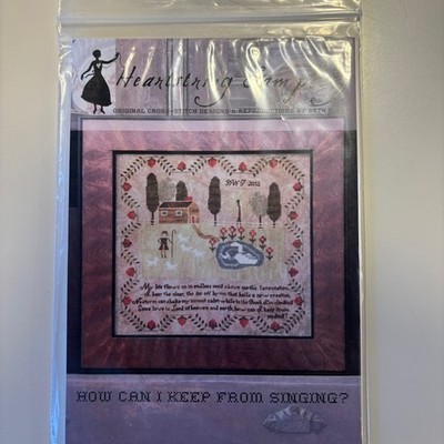 Heartstring Samplery ''How Can I Keep From Singing'' cross stitch chart