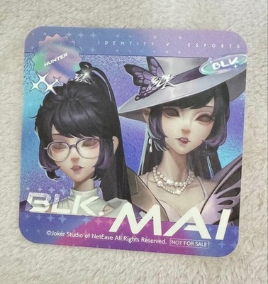 Identity V Yokohama Cafe Geisha Coaster Sentai BLK