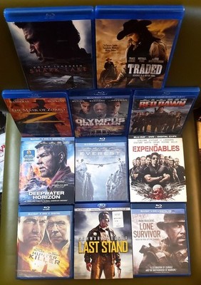 Blu-ray Lot Action Olympus Has Fallen Lone Survivor Expendables Red Dawn Zorro