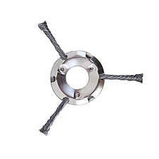 Steel Wire Grass Trimmer Head Replacement Lawn Mower Weeding Head Brush Cutter