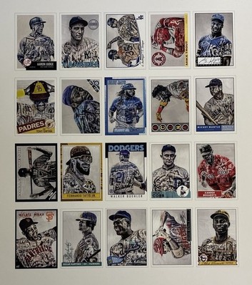 Topps Project 70 Lauren Taylor Complete Artist Set Plus Poster