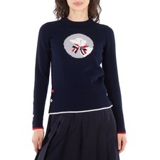 Thom Browne Wool Classic Hector Pullover, Brand Size 42 US Size 6 