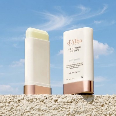d Alba Air Fit Fresh Vegan Sunscreen Stick SPF50+ PA++++ 19g Set of 2 K-Beauty
