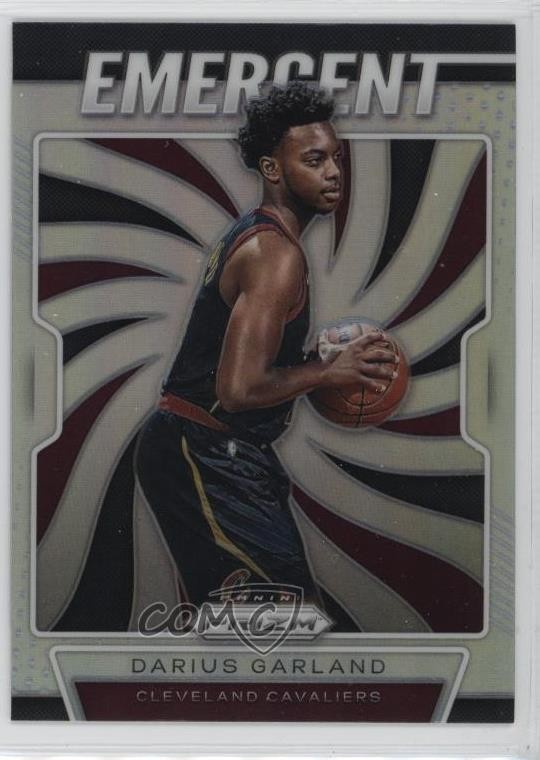 2019-20 Panini Prizm Emergent Silver Prizm Darius Garland #19 Rookie RC