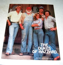 1981 Dukes of Hazzard School Portfolio Folder, Cast Shot, 12”x 9.5”, NOS