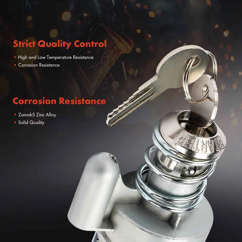 Ignition Lock Cylinder Zamak 5 with keys for Jeep Truck International Harvester - Image 4 of 4