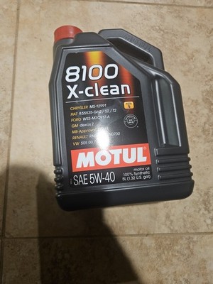 Motul 8100 5W40 X-Clean Engine Oil 5L