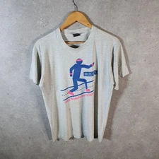 Vintage Screen Stars 1992 Riceland Walk America USA T Shirt Men’s L Grey