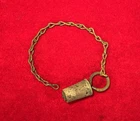 ORIGINAL CIVIL WAR CANTEEN STOPPER COMPLETE WITH CHAIN