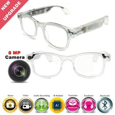AI smart glasses with Voice Assistant and camera and Image and video translate