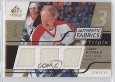 2008 SP Game Used Edition Authentic Fabrics Triple Gold 2/25 Lanny McDonald 10gc
