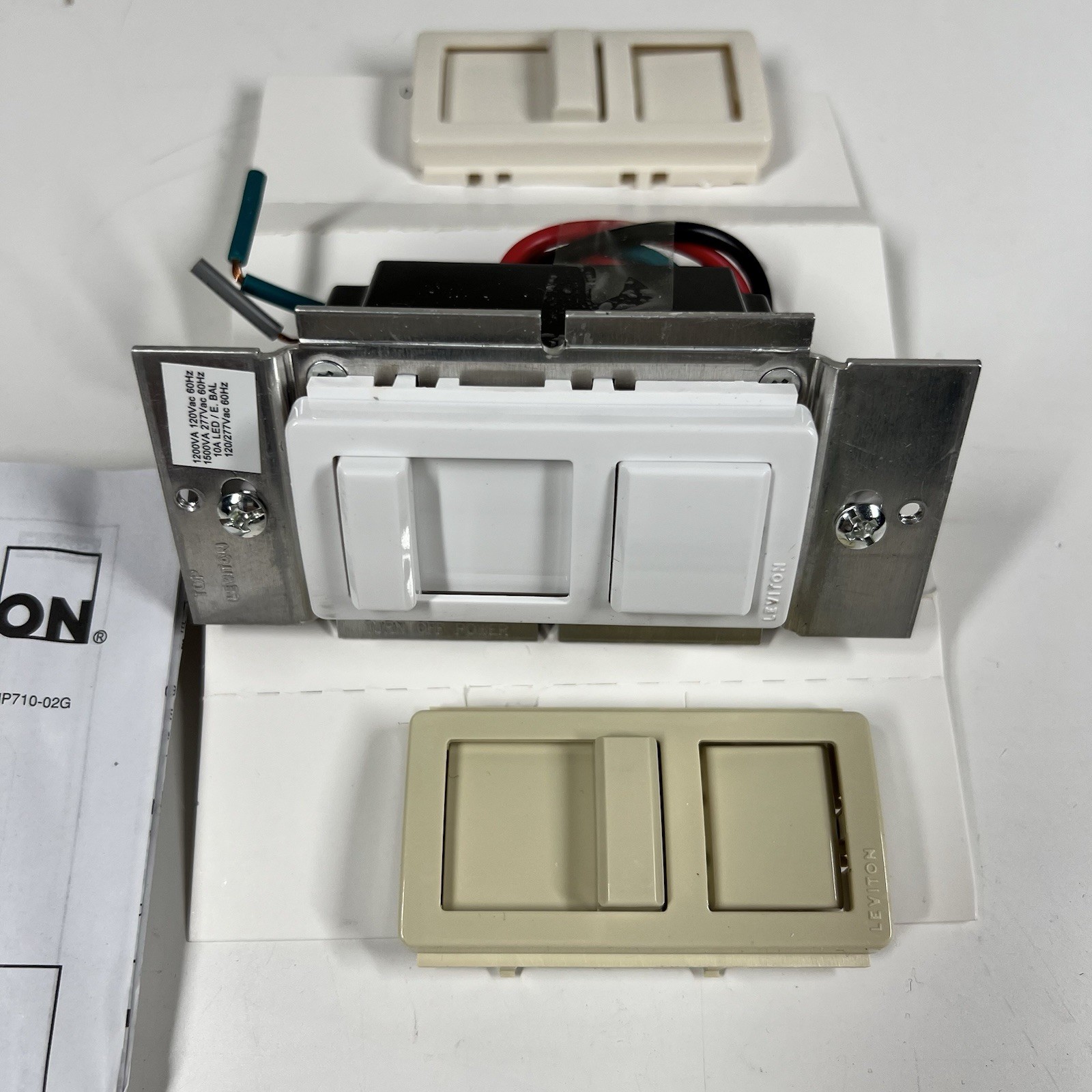 Leviton IP710-D0Z Illumatech Dimmer Switch for 0-10 Volt LED, Mark 7 Fluorescent