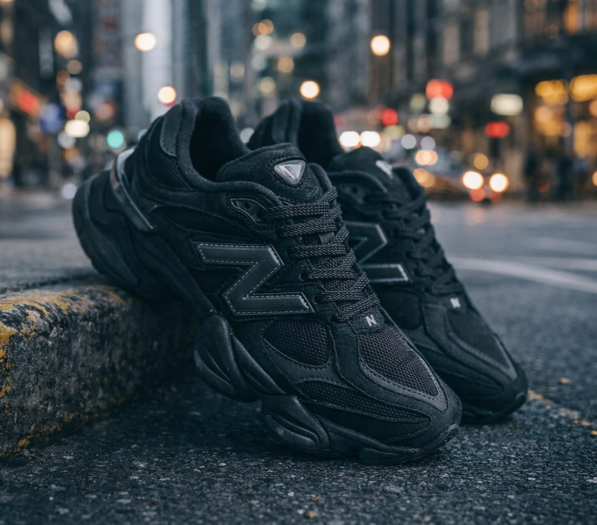 New Balance 9060 Triple Black U9060BPM Men's Size New