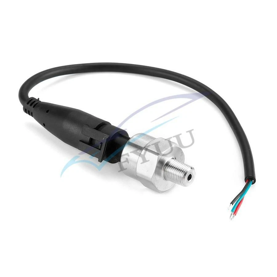 Sensor de presión para automóvil 0-300 PSI aceite combustible aire agua medidor de presión rosca NPT de 1/8" Foto 4 de 4