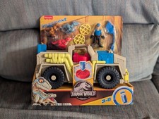 FISHER - PRICE/IMAGINEXT Jurassic World Track Transport Dino Truck New In Box