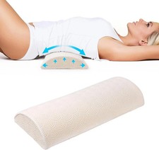 Lumbar Support Pillow for Sleeping Memory Foam Back Lower Back Pain Relief