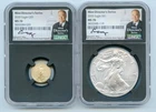 2020 $5 American Gold Eagle & 1 OZ American Silver Eagle NGC MS70