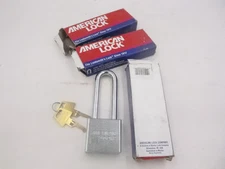 3 Pack American Lock Solid Steel Padlock A5262