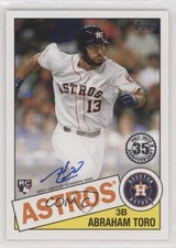 2020 Topps 1985 Topps Baseball Abraham Toro #85A-AT Auto 03xg