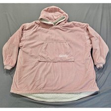 The Comfy Wearable Blanket Hoodie Women One Size Pink Sherpa Lined