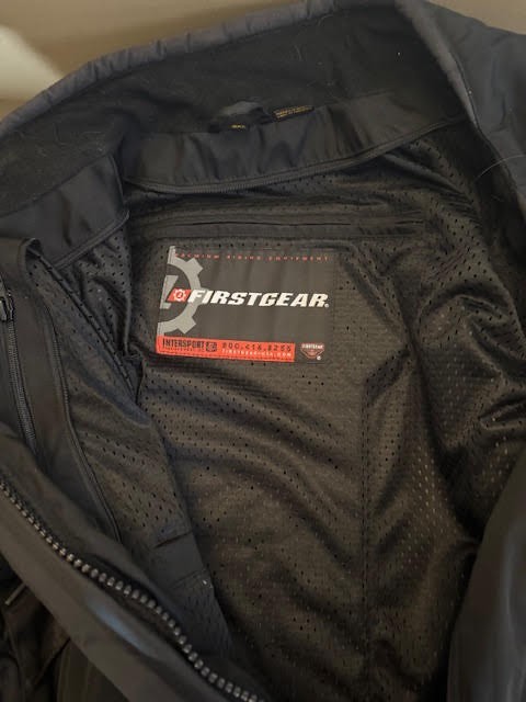 FirstGear Motorcycle Jacket Pants Set Mens 3XL/40 Black Kilimanjaro ...
