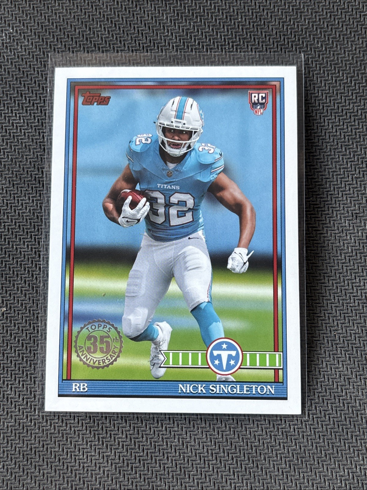 2026 Topps Flagship - Nick Singleton (RC) - 1991 Retro #91TR-14 - Titans