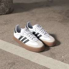 adidas Sambae Cloud White Metallic Gold Women's - JI1349