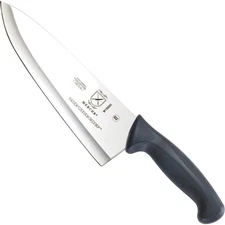 Chef's Knife High Carbon Steel Hollow Ground 8-inch Wide Black Handle