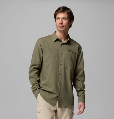 Columbia Silver Ridge Utility LS Shirt Herren - Col.397 (Stone Green)