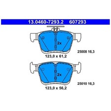 Satz Bremsbeläge Bremsklötze hinten für Cupra Ateca KH7 id79932