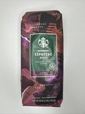 1LB SEALED Starbucks Espresso Roast Whole Bean Coffee BB 7/28/26