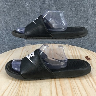 Nike Sandals Mens 13 Black Benassi JDI Slides Open Toe Casual Logo 343880-090
