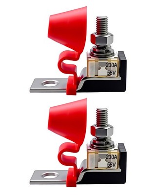 MRBF Terminal Fuses Block Kit 200 Amp 58V DC Max IP66 Waterproof Fuse Suitabl...