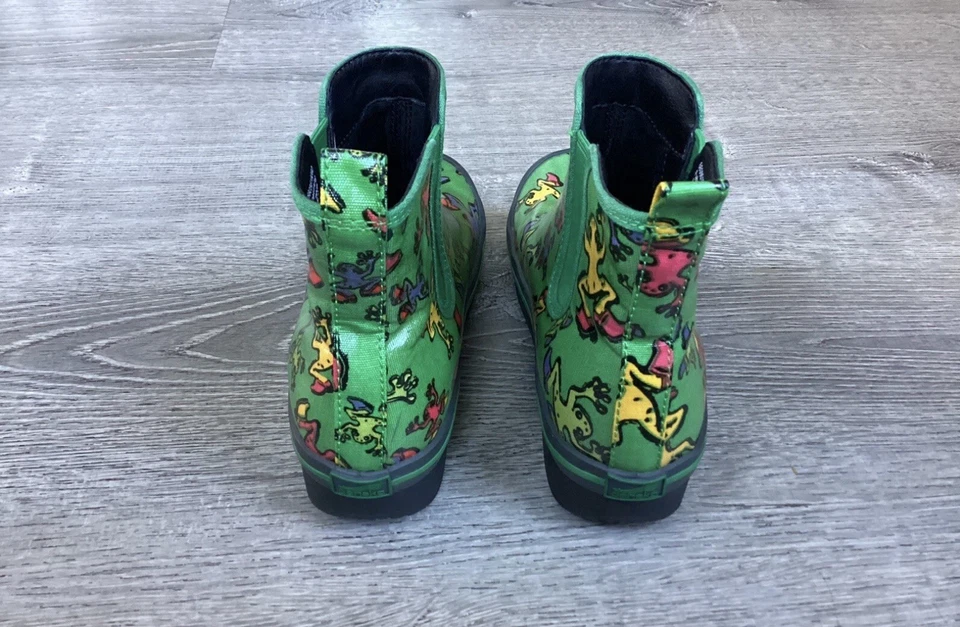 Botas de Lluvia Dansko Vicki Veganas Niños Verdes con Ranas Coloridas EU 33 Juvenil Talla 3 Foto 3 de 4