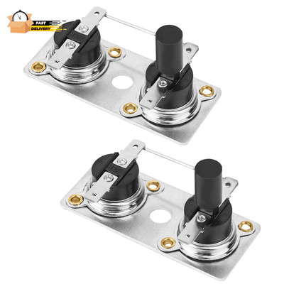 2Pcs RV Water Heater Switch for Suburban 232306, Thermostat 120V T-Stat Wter Pa