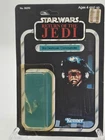 1983 Star Wars ROTJ STAR DESTROYER COMMANDER CardBack With Attached Bubble ONLY